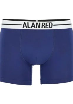 ALAN RED boxershorts (2-pack), zwart / blauw