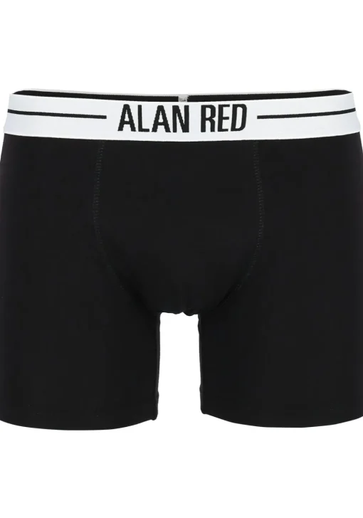 ALAN RED boxershorts (2-pack), zwart / blauw