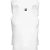 ALAN RED singlets Oakland (2-pack), O-hals stretch, wit
