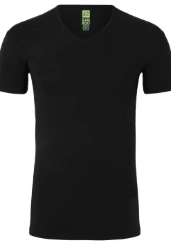 ALAN RED T-shirt Baltimora bamboo (1-pack), V-hals stretch, zwart