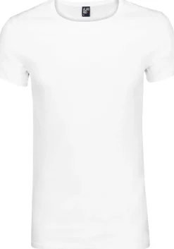 ALAN RED T-shirts James (2-pack), diepe O-hals, wit