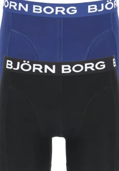 Bjorn Borg boxershorts Core (2-pack), heren boxers normale lengte, zwart en donkerblauw