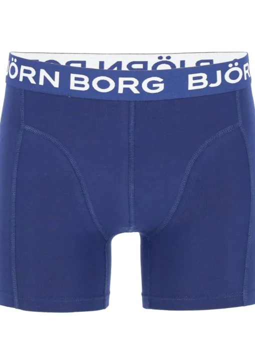 Bjorn Borg boxershorts Core (2-pack), heren boxers normale lengte, zwart en donkerblauw