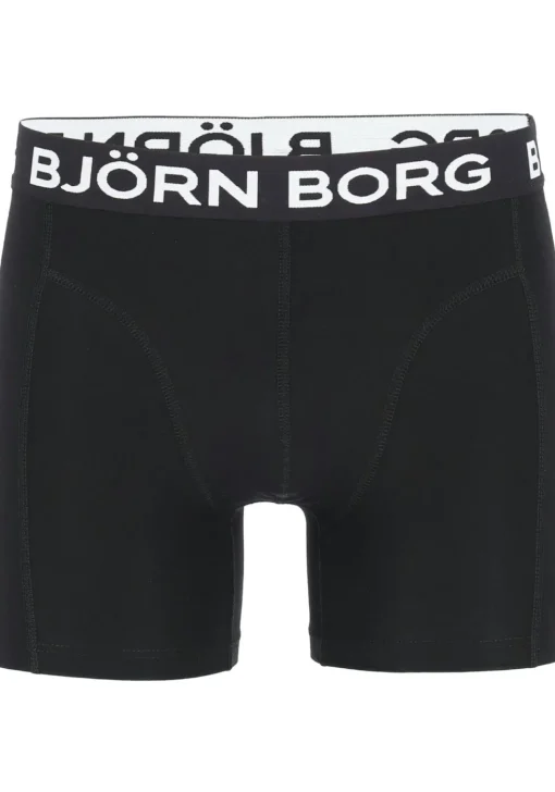 Bjorn Borg boxershorts Core (2-pack), heren boxers normale lengte, zwart en donkerblauw