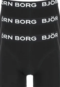 Bjorn Borg boxershorts Essential (3-pack), heren boxers normale lengte, zwart