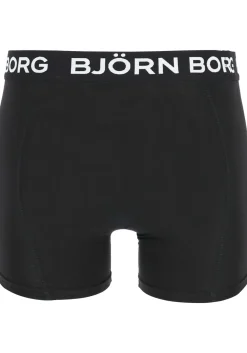 Bjorn Borg boxershorts Essential (3-pack), heren boxers normale lengte, zwart