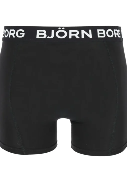 Bjorn Borg boxershorts Essential (3-pack), heren boxers normale lengte, zwart