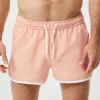 Bjorn Borg Retro Swim Shorts, heren zwembroek, licht koraalroze