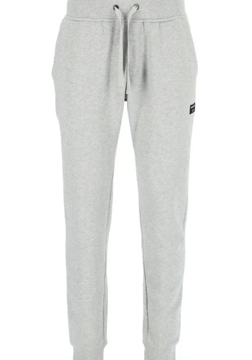 Bjorn Borg tapered pant, heren joggingbroek dik, lichtgrijs melange