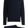 BOSS Bamboo Long Set, heren pyjama set, donkerblauw