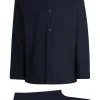 BOSS Chris Pyjama, heren pyjama set, donkerblauw