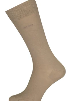 BOSS Cotton Uni (2-pack), herensokken katoen, beige