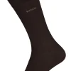 BOSS Cotton Uni (2-pack), herensokken katoen, donkerbruin