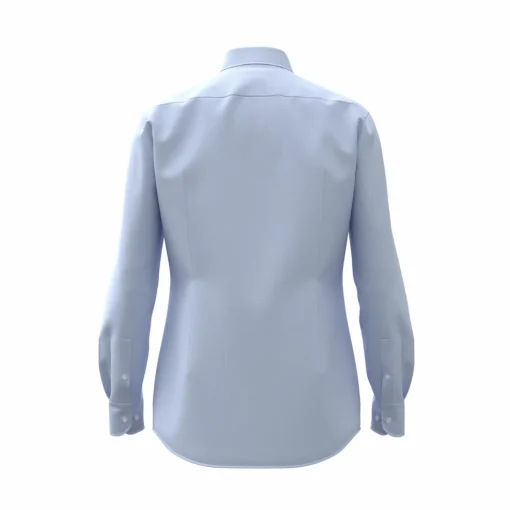 BOSS Hank slim fit overhemd, structuur, blauw
