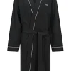 BOSS Kimono, heren ochtendjas (dun), zwart