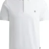 BOSS Parris regular fit heren polo, pique, wit