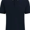 BOSS Penrose slim fit polo, jersey, donkerblauw