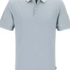 BOSS Prout regular fit heren polo, pique, lichtblauw