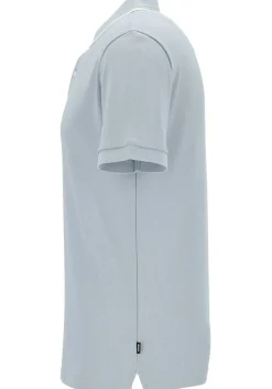 BOSS Prout regular fit heren polo, pique, lichtblauw