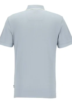 BOSS Prout regular fit heren polo, pique, lichtblauw