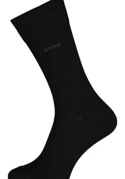 BOSS regular socks (3-pack), herensokken katoen, zwart, grijs en blauw