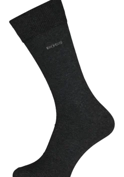 BOSS regular socks (3-pack), herensokken katoen, zwart, grijs en blauw