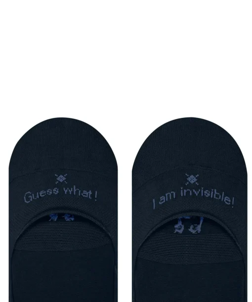 Burlington Aberdeen dames invisible sokken, blauw (marine)