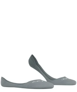 Burlington Aberdeen dames invisible sokken, grijs (hematite)