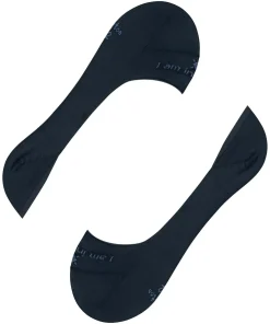 Burlington Aberdeen dames invisible sokken, blauw (marine)