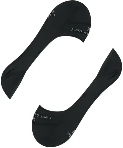 Burlington Aberdeen dames invisible sokken, zwart (black)