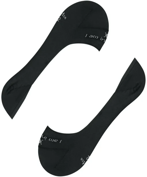Burlington Aberdeen dames invisible sokken, zwart (black)