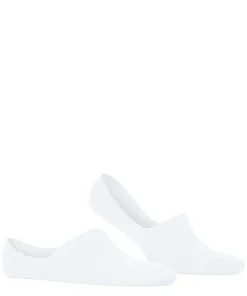 Burlington Athleisure heren invisible sokken, wit (white)