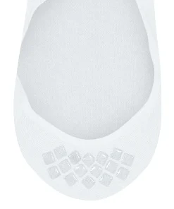 Burlington Athleisure heren invisible sokken, wit (white)