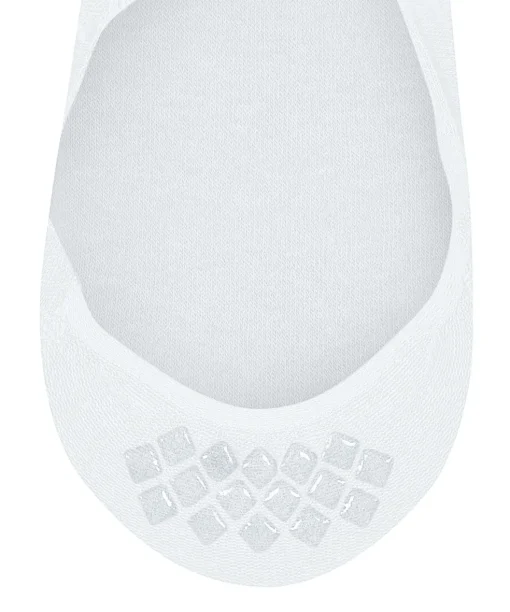 Burlington Athleisure heren invisible sokken, wit (white)