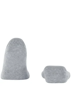 Burlington Athleisure heren invisible sokken, grijs (light grey mel.)