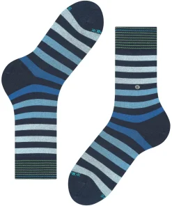 Burlington Blackpool herensokken, blauw (marine)