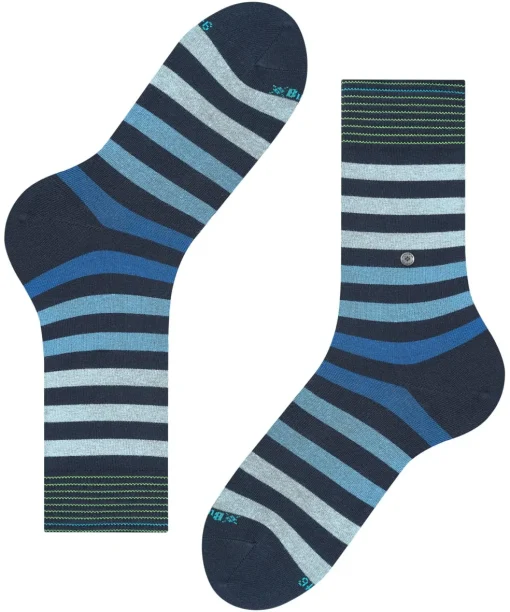 Burlington Blackpool herensokken, blauw (marine)