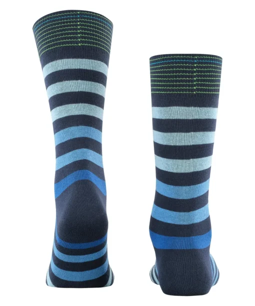Burlington Blackpool herensokken, blauw (marine)