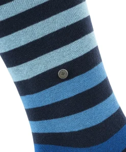 Burlington Blackpool herensokken, blauw (marine)
