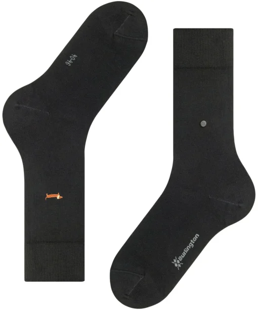 Burlington Brit Style herensokken, zwart (black)
