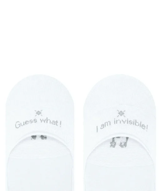 Burlington Carrington heren invisible sokken, wit (white)