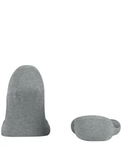 Burlington Carrington heren invisible sokken, grijs (light grey)