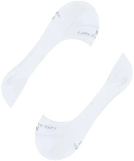 Burlington Carrington heren invisible sokken, wit (white)