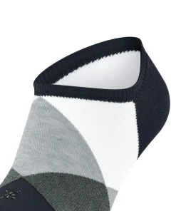 Burlington Clyde heren sneakersokken, zwart (black)