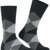Burlington Clyde herensokken, zwart (black)