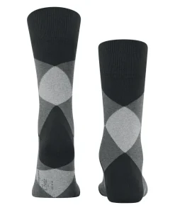 Burlington Clyde herensokken, zwart (black)