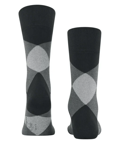 Burlington Clyde herensokken, zwart (black)
