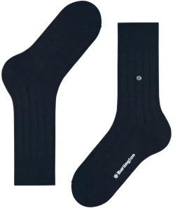 Burlington Dover herensokken, blauw (marine)