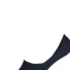 Burlington Everyday dames invisible sokken (2-pack), katoen, donkerblauw (marine)