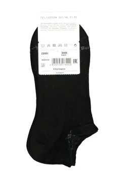 Burlington Everyday dames enkelsokken (2-pack), katoen, zwart